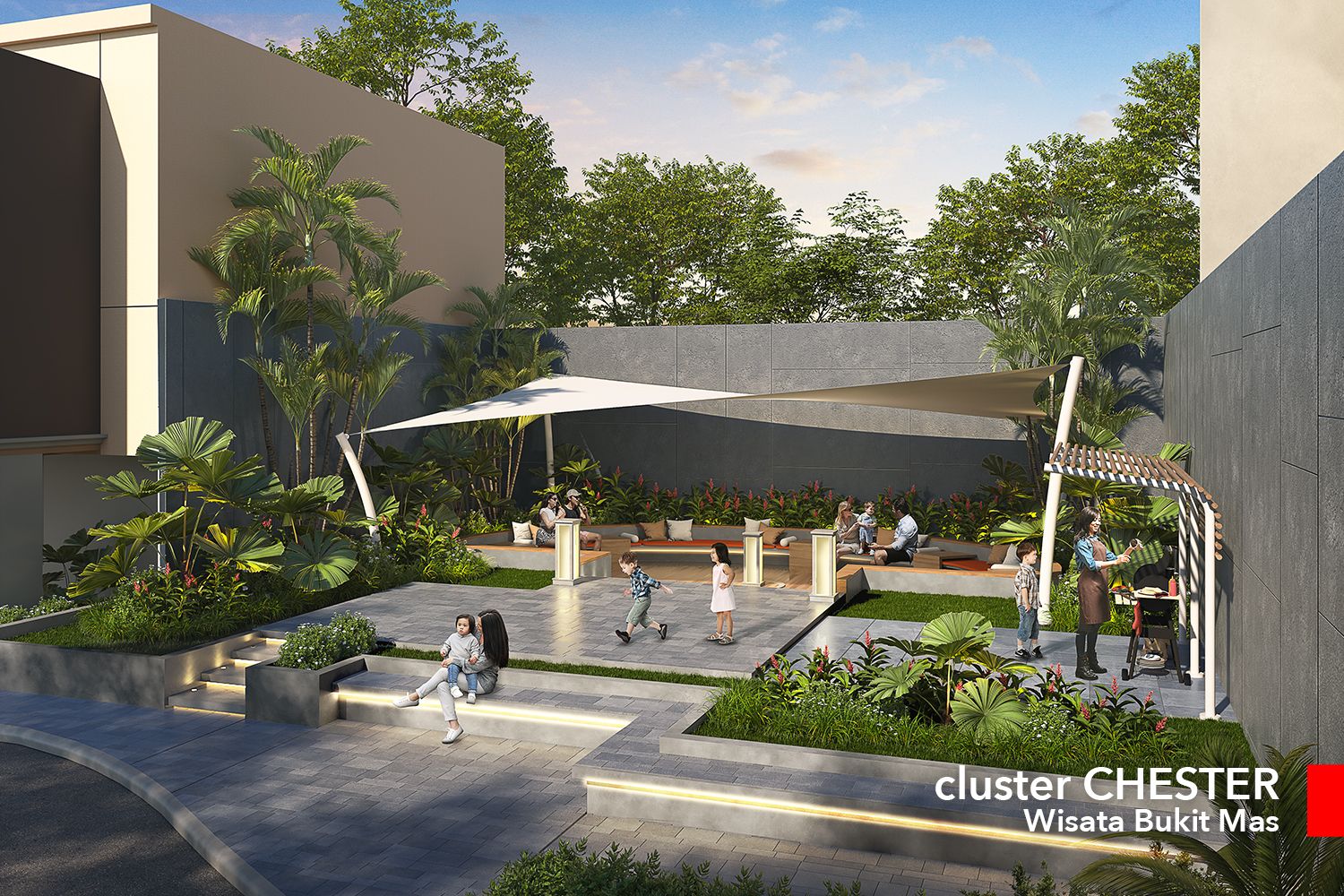 Lokasi Cluster Chester Wisata Bukit Mas - Sinarmas Land