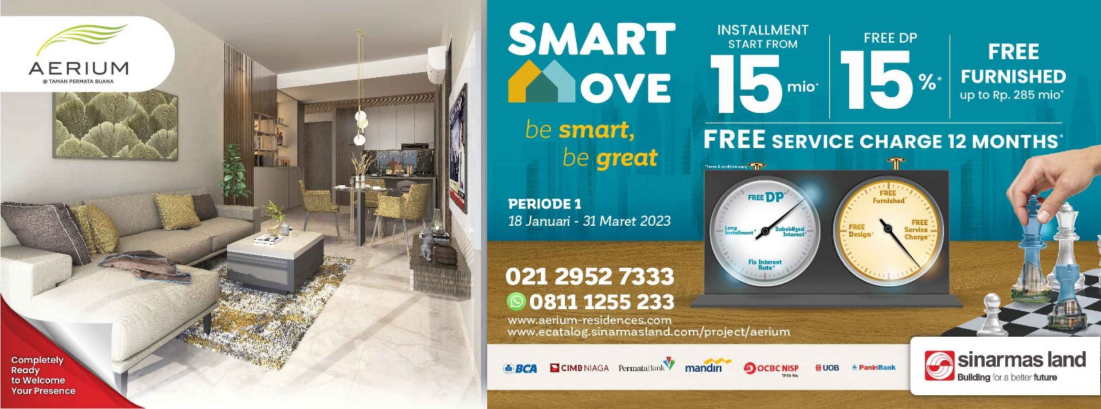 Properti impian di Aerium, Ecatalog Sinar Mas Land